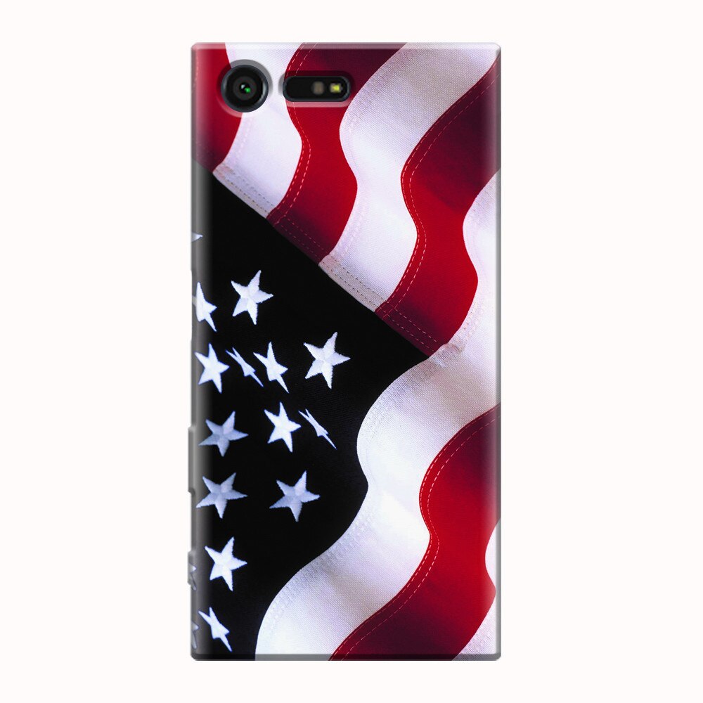 Husa silicon pentru Sony Xperia X Compact, American