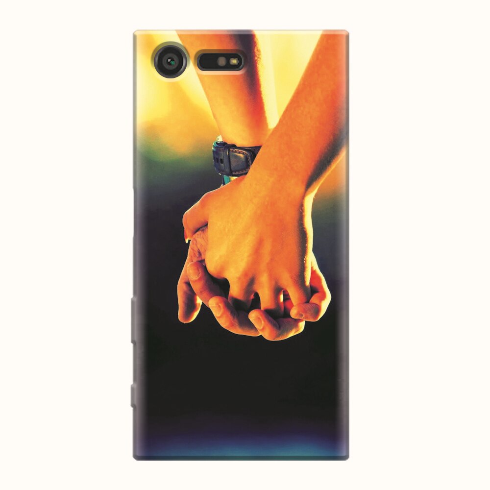 Husa silicon pentru Sony Xperia X Compact, Couple Holding Hands