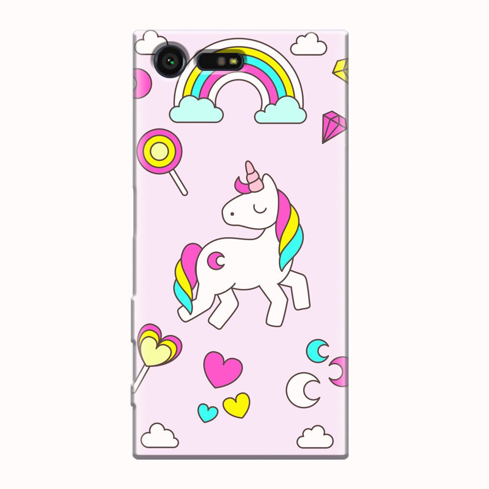 Husa silicon pentru Sony Xperia X Compact, Cute Unicorn