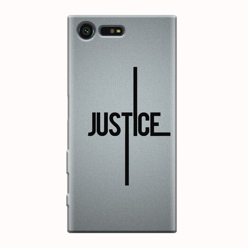 Husa silicon pentru Sony Xperia X Compact, Amir Justice Minimalistic Nubheebuccus Text
