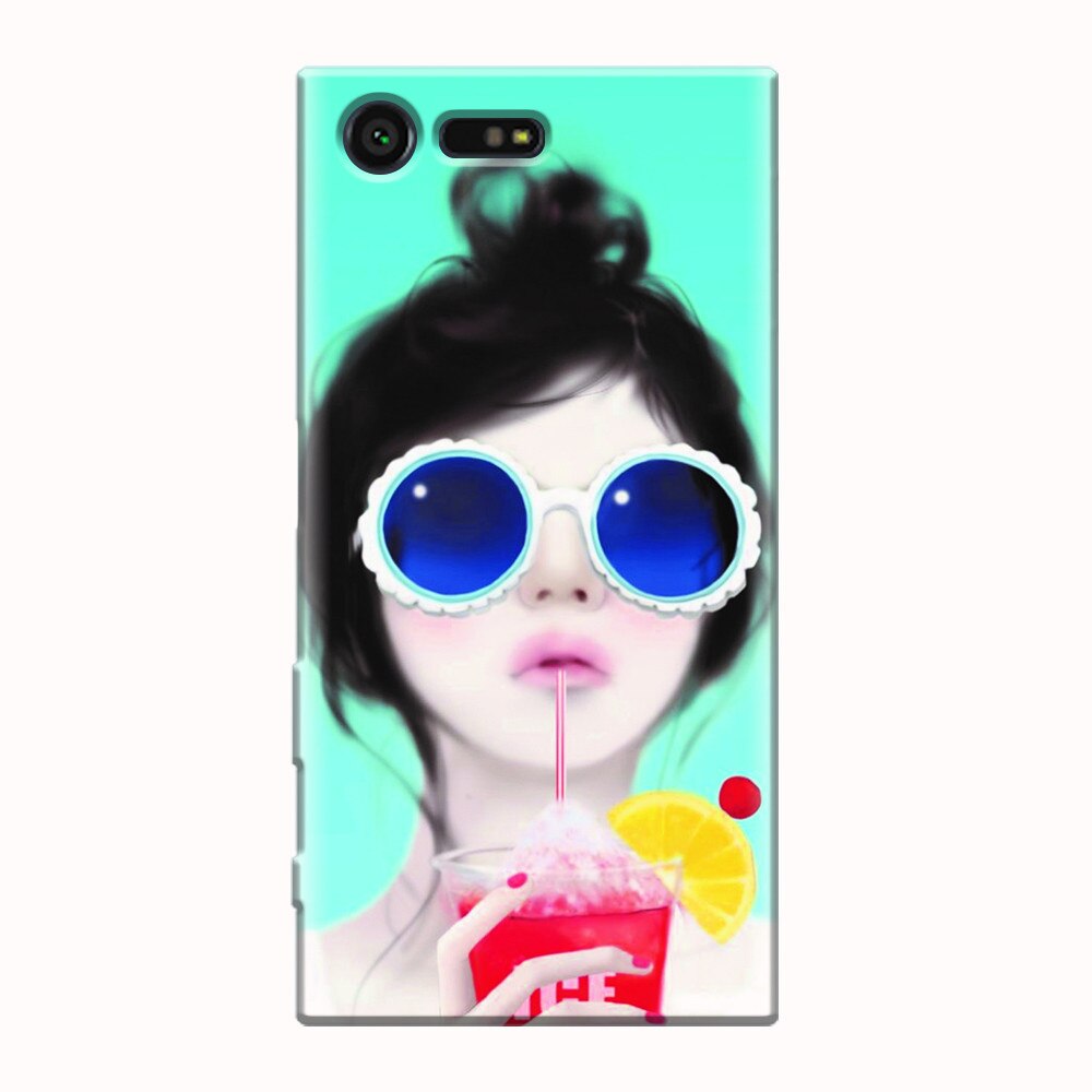 Husa silicon pentru Sony Xperia X Compact, Cute Girly 001