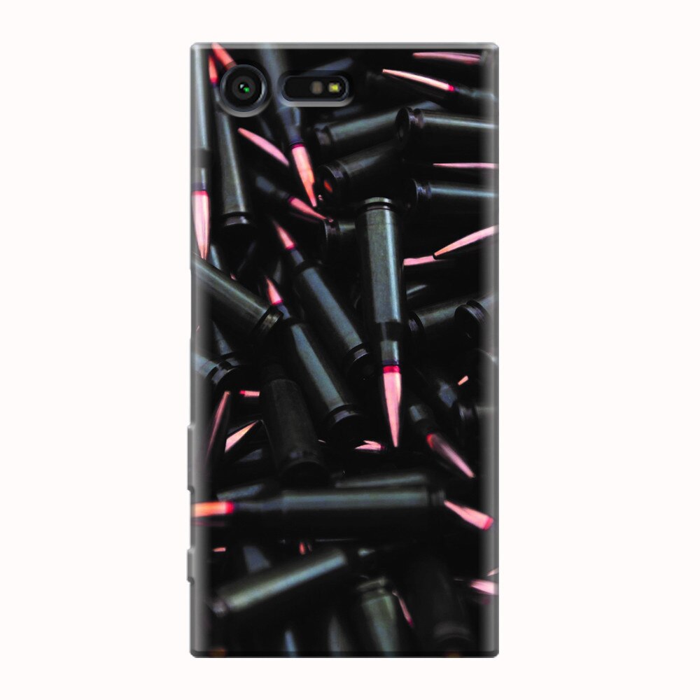 Husa silicon pentru Sony Xperia X Compact, Ammunition Bullets