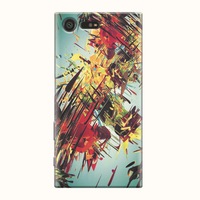 Husa silicon pentru Sony Xperia X Compact, Complex Abstract Colorful 3D Drawing