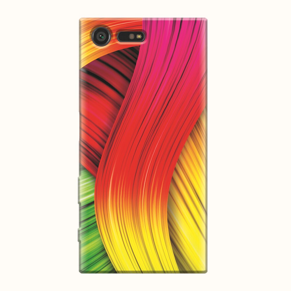 Husa silicon pentru Sony Xperia X Compact, Colorful Abstract