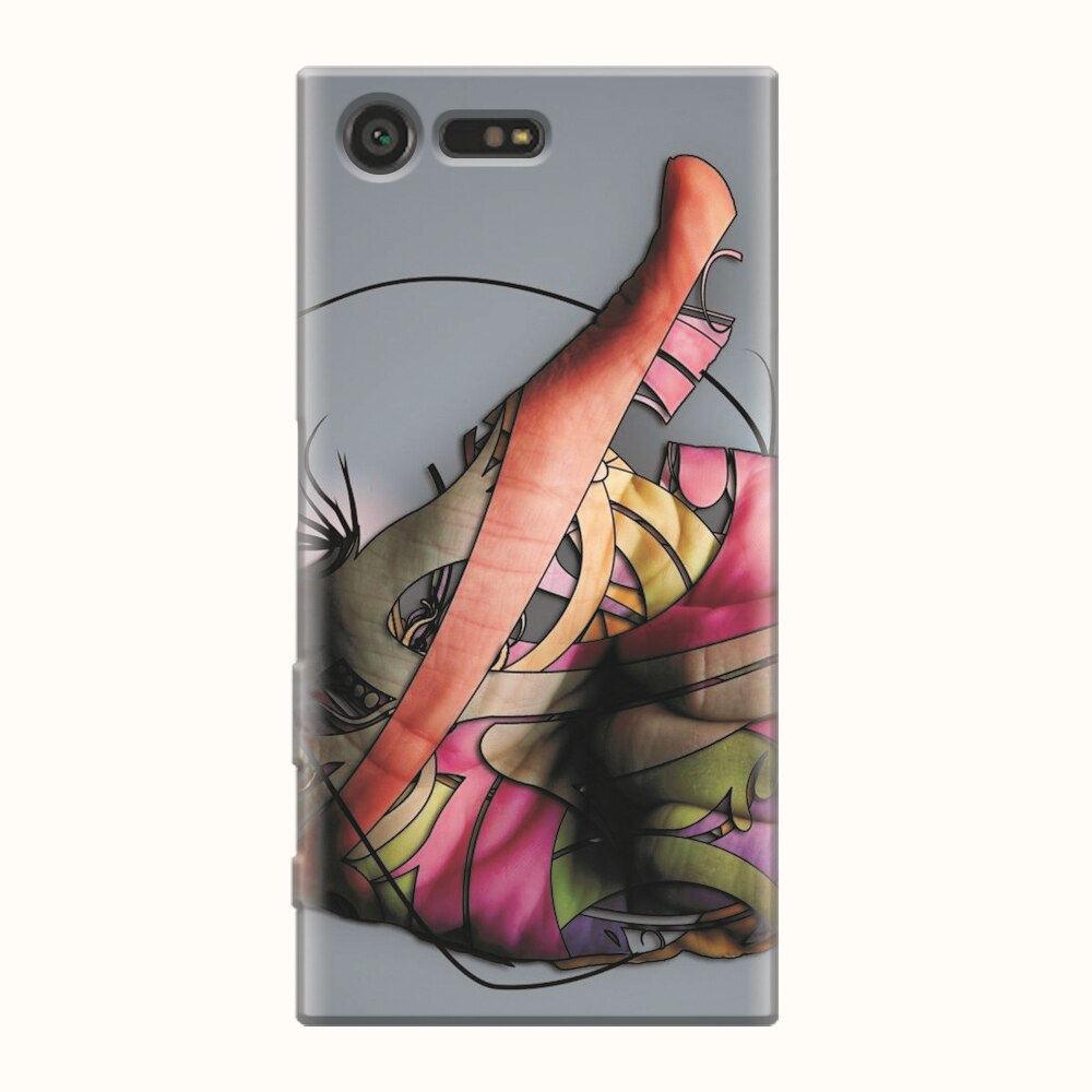 Husa silicon pentru Sony Xperia X Compact, Abstract Minimalistic Hands