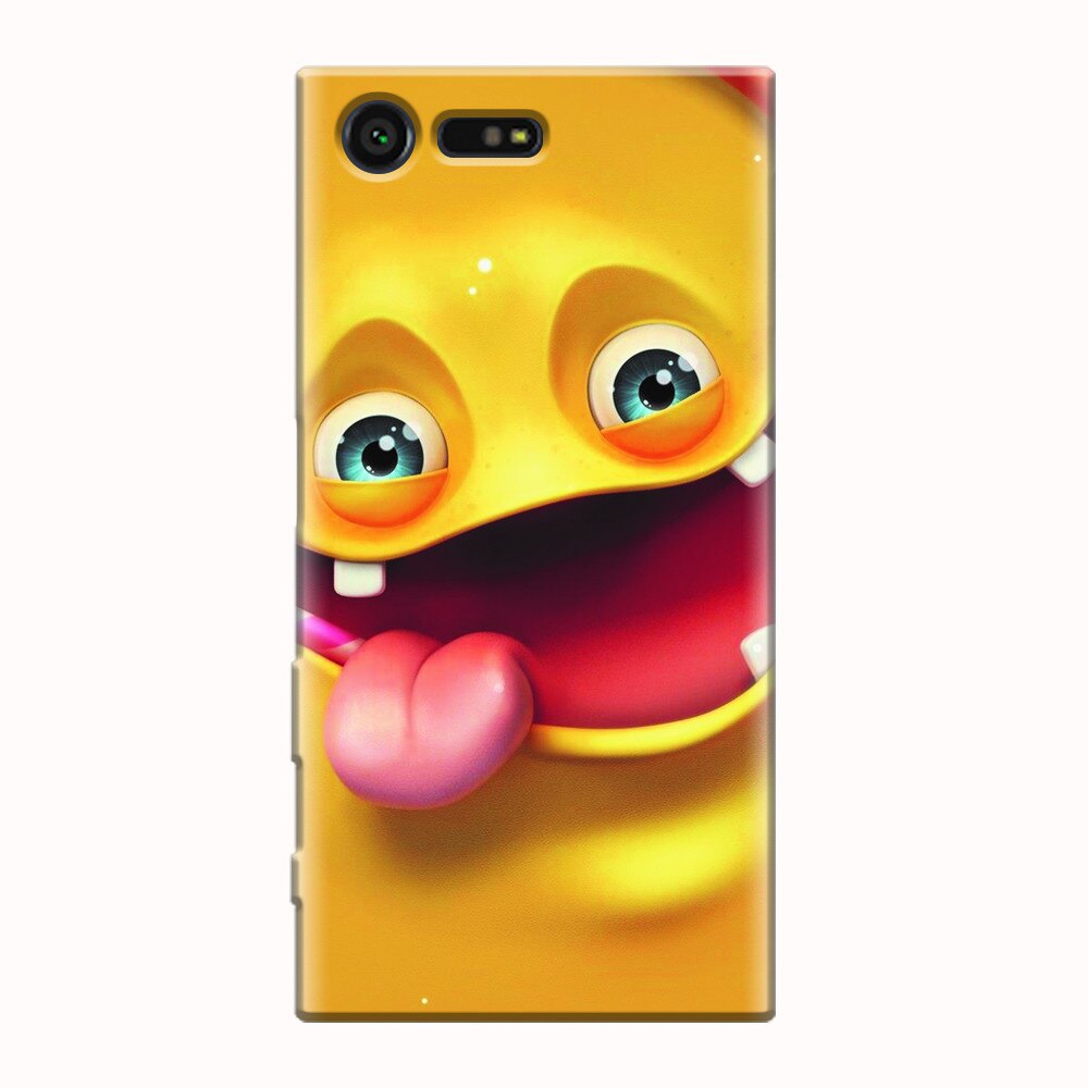 Husa silicon pentru Sony Xperia X Compact, Cute Monster