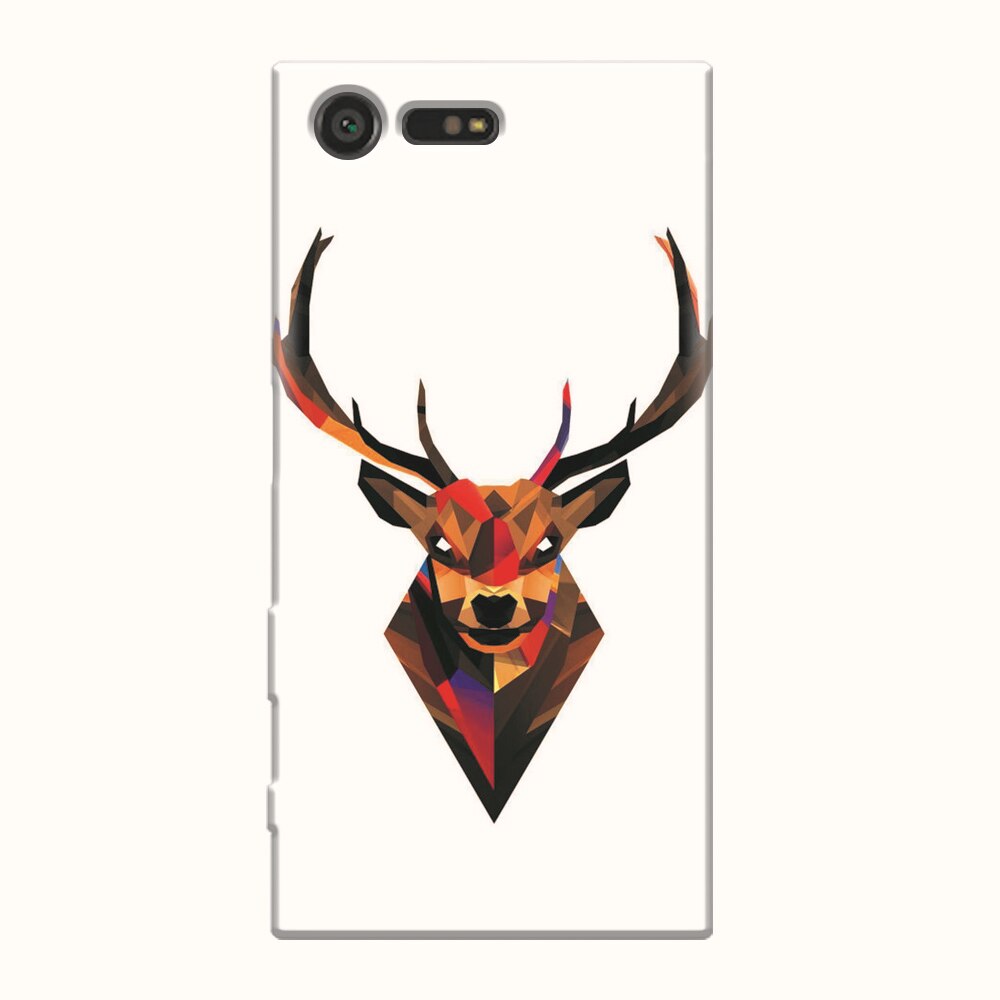 Husa silicon pentru Sony Xperia X Compact, Geometric Tibetan Antelope