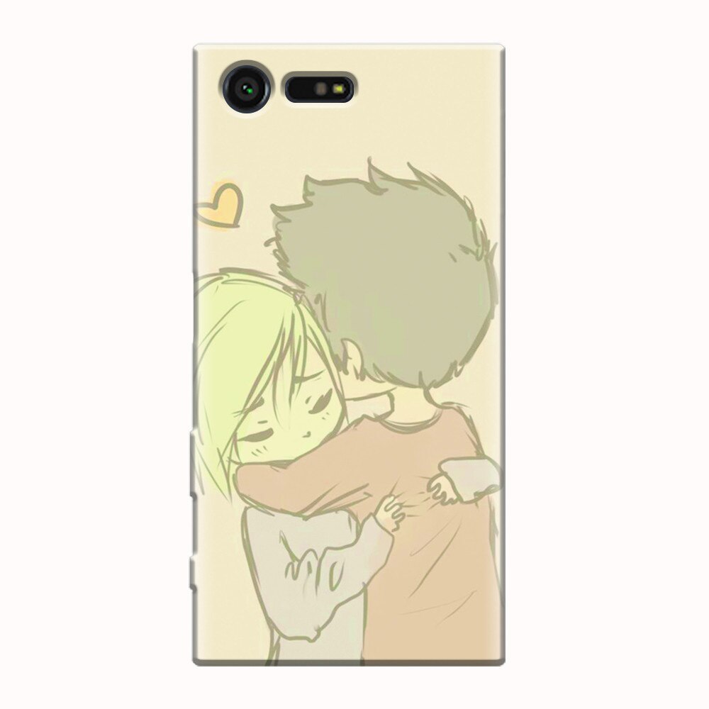 Husa silicon pentru Sony Xperia X Compact, Couple Hug