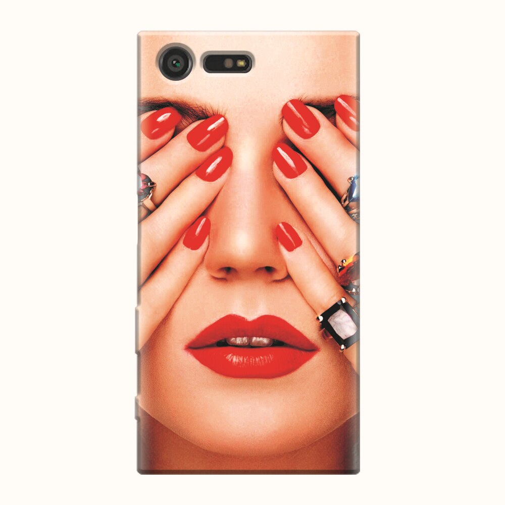 Husa silicon pentru Sony Xperia X Compact, Rings On All Fingers