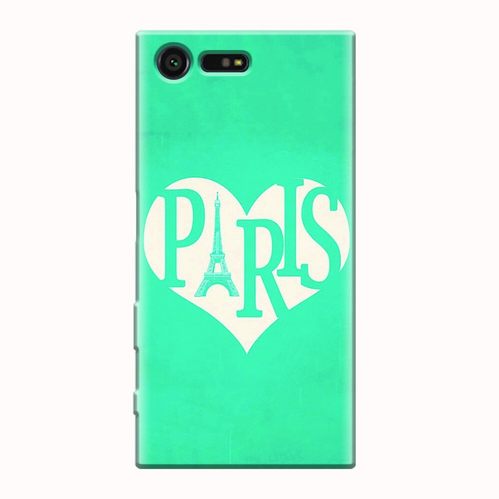 Husa silicon pentru Sony Xperia X Compact, I Love Paris