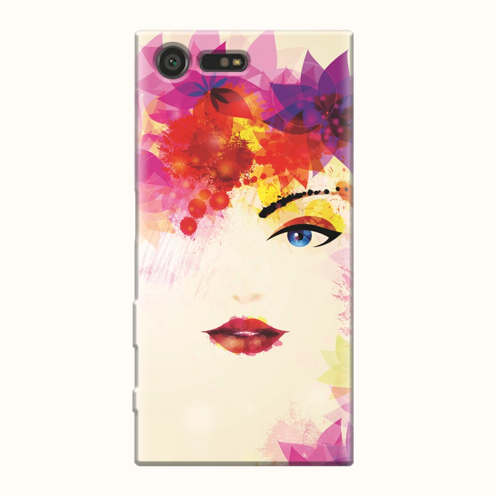 Husa silicon pentru Sony Xperia X Compact, Pretty Face