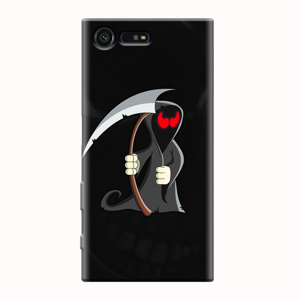 Husa silicon pentru Sony Xperia X Compact, Grim Reaper