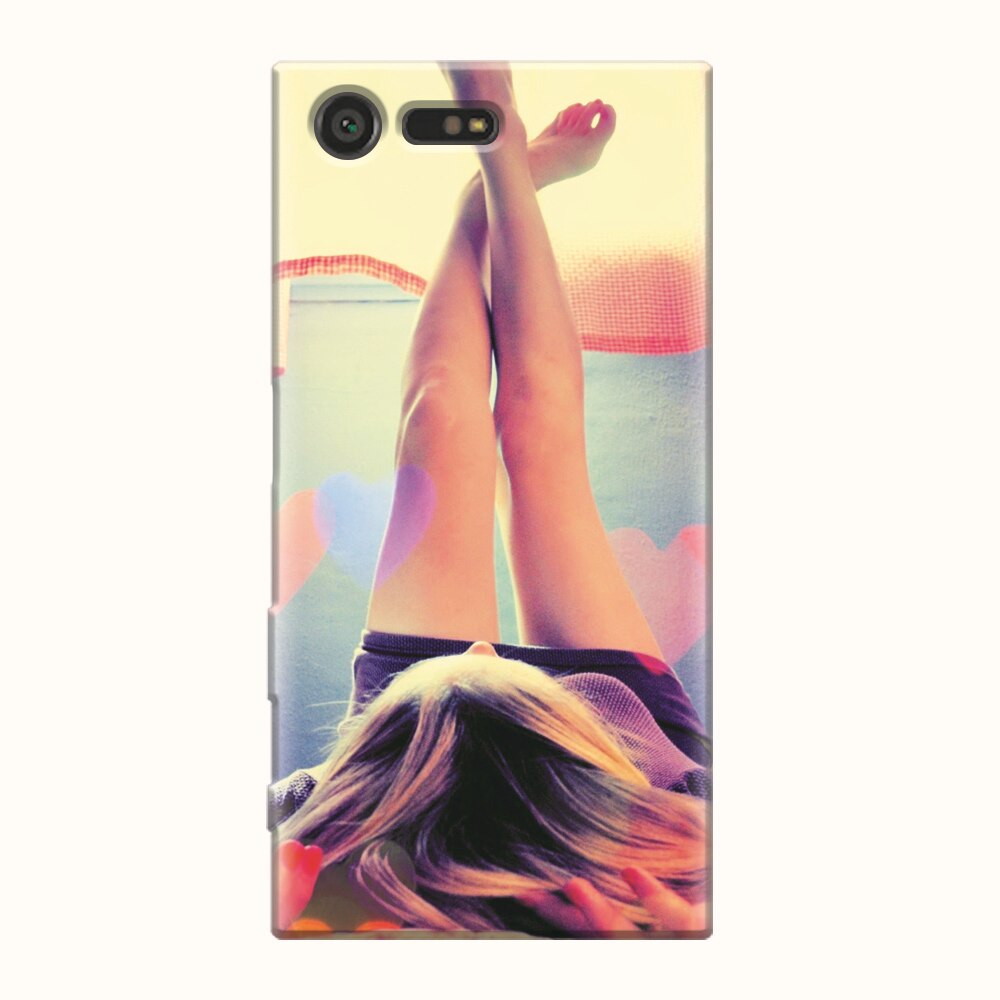 Husa silicon pentru Sony Xperia X Compact, Relax Girl