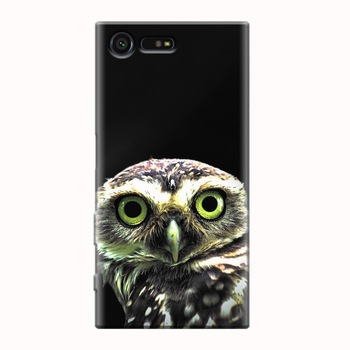 Husa silicon pentru Sony Xperia X Compact, Owl In The Dark Husa silicon pentru Sony Xperia X Compact, Owl In The Dark