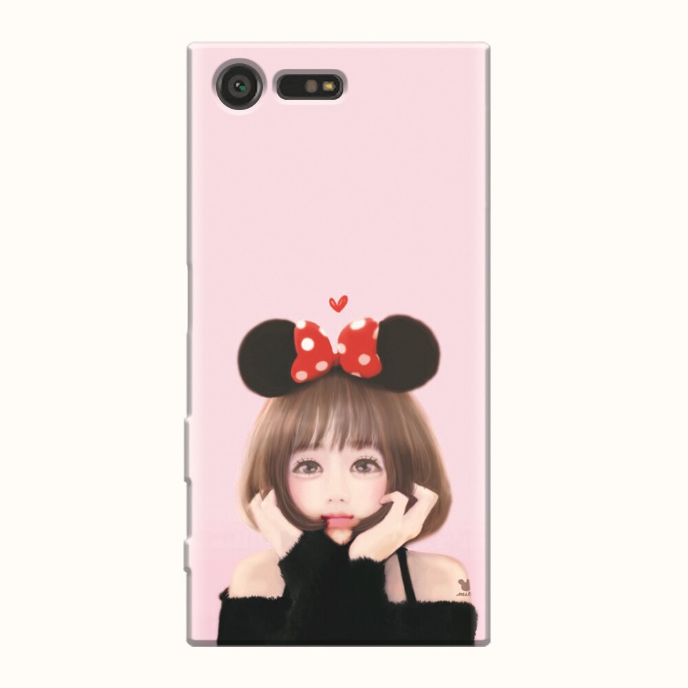 Husa silicon pentru Sony Xperia X Compact, Girly 002