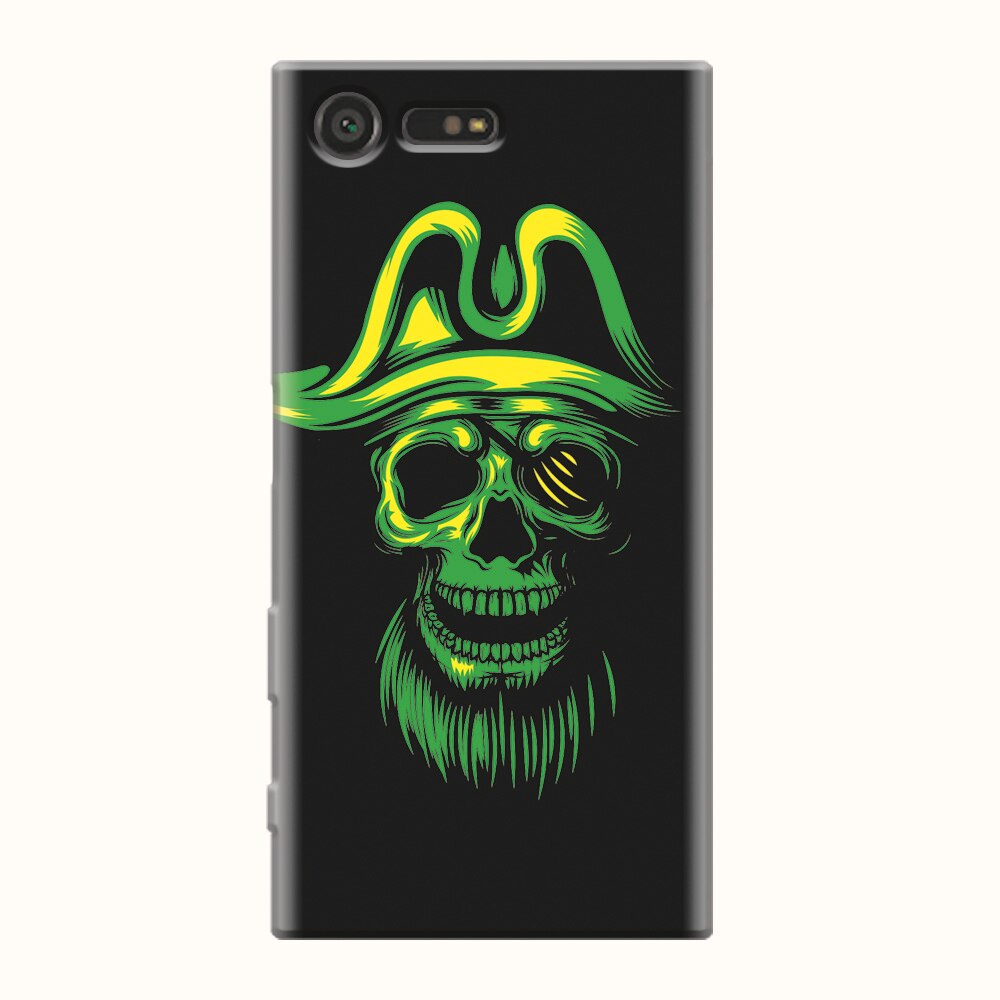 Husa silicon pentru Sony Xperia X Compact, Pirate Skull