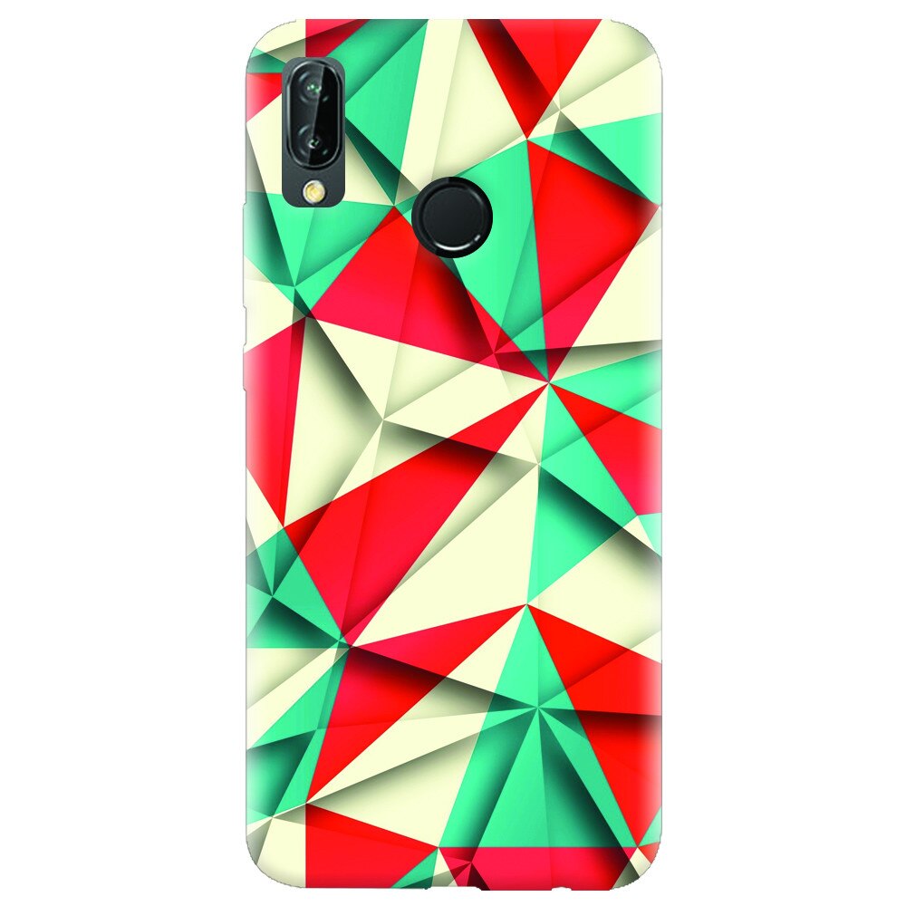 Husa silicon pentru Huawei P20 Lite, Abstract Vector