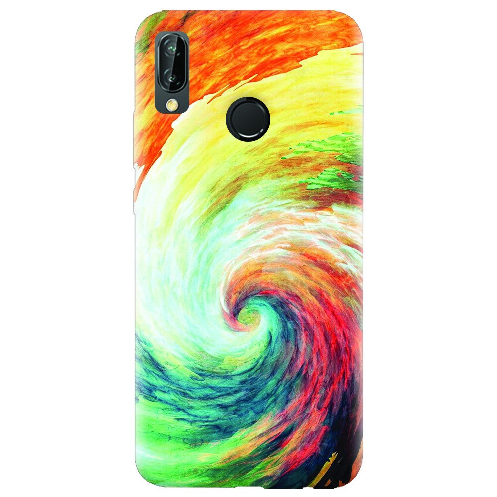 Husa silicon pentru Huawei P20 Lite, Big Wave Painting