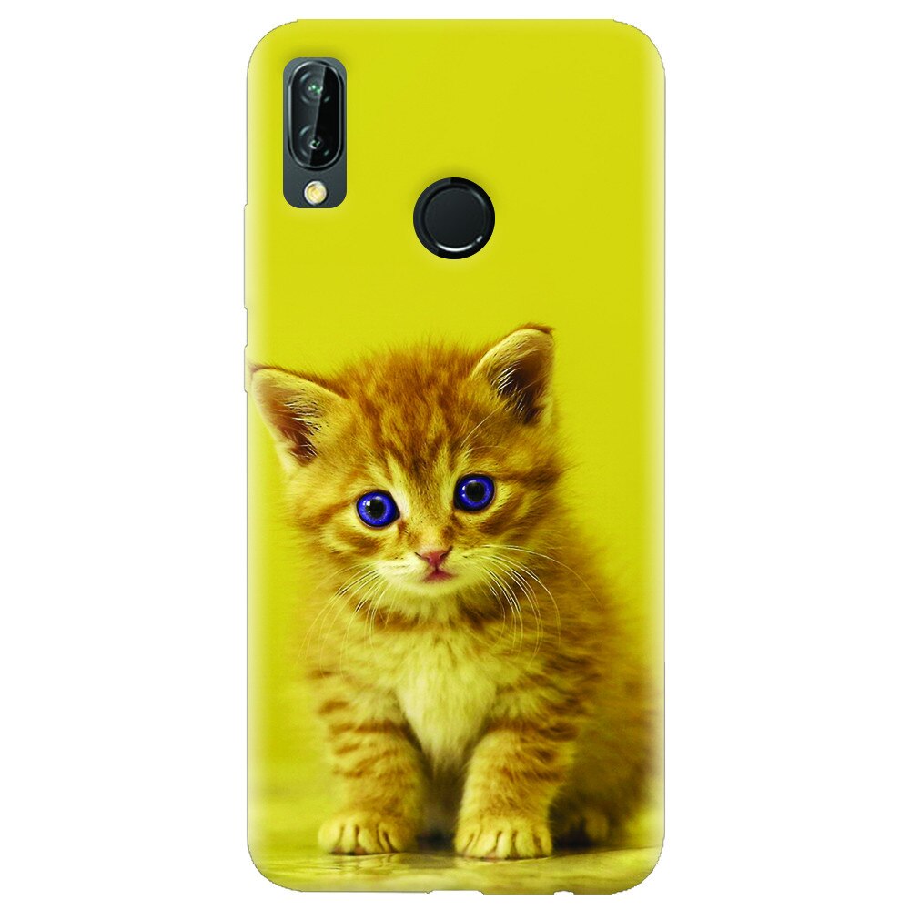 Husa silicon pentru Huawei P20 Lite, Baby Kitten