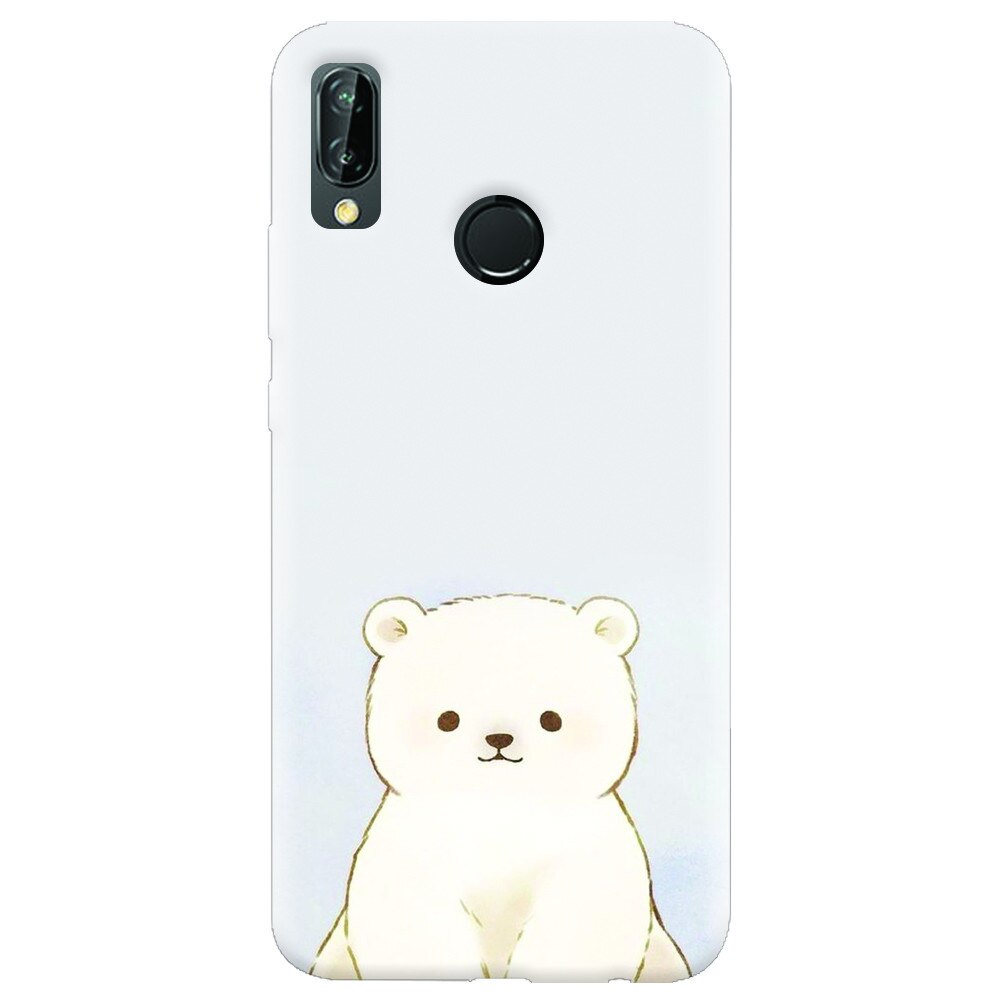 Husa silicon pentru Huawei P20 Lite, Bear