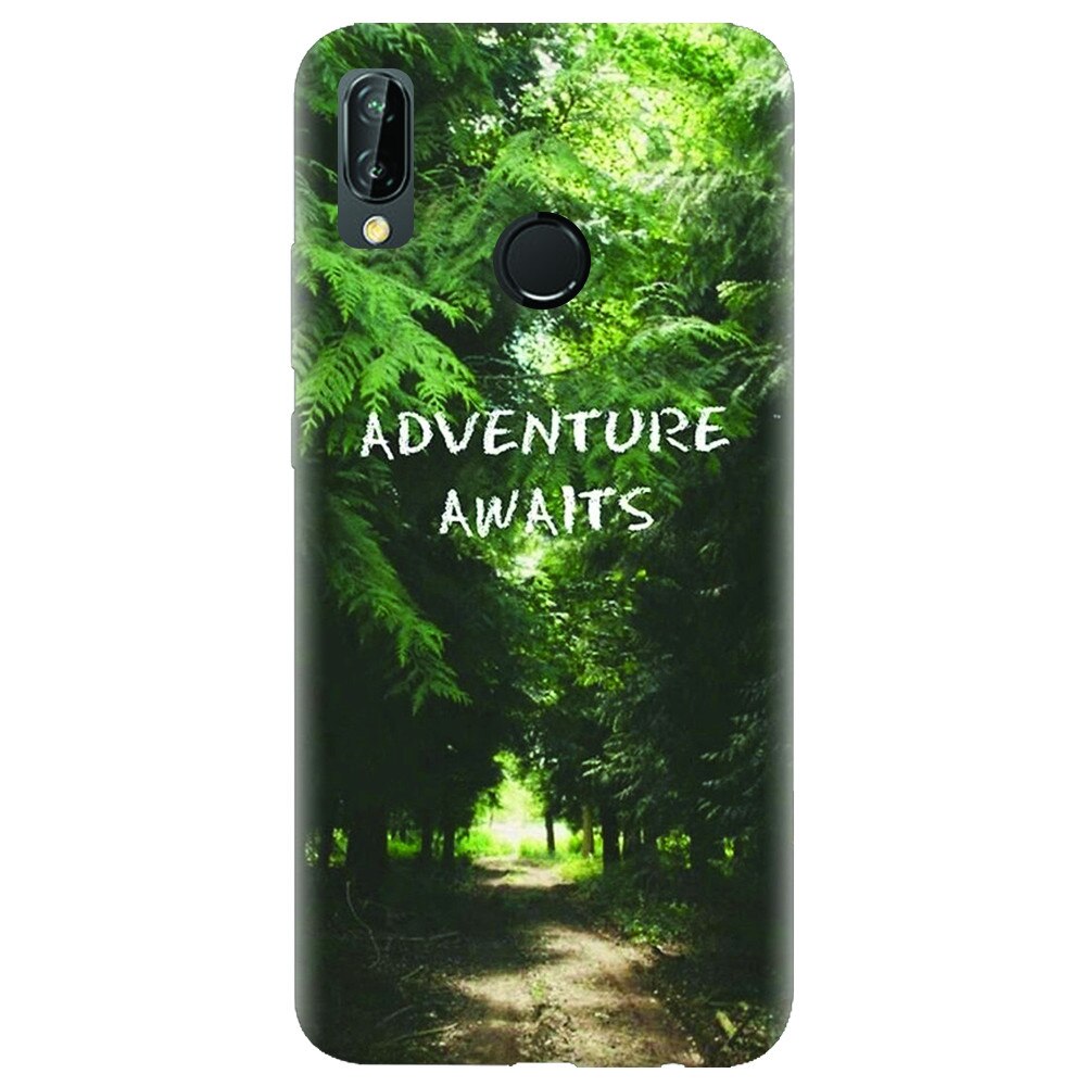 Husa silicon pentru Huawei P20 Lite, Adventure Awaits Forest