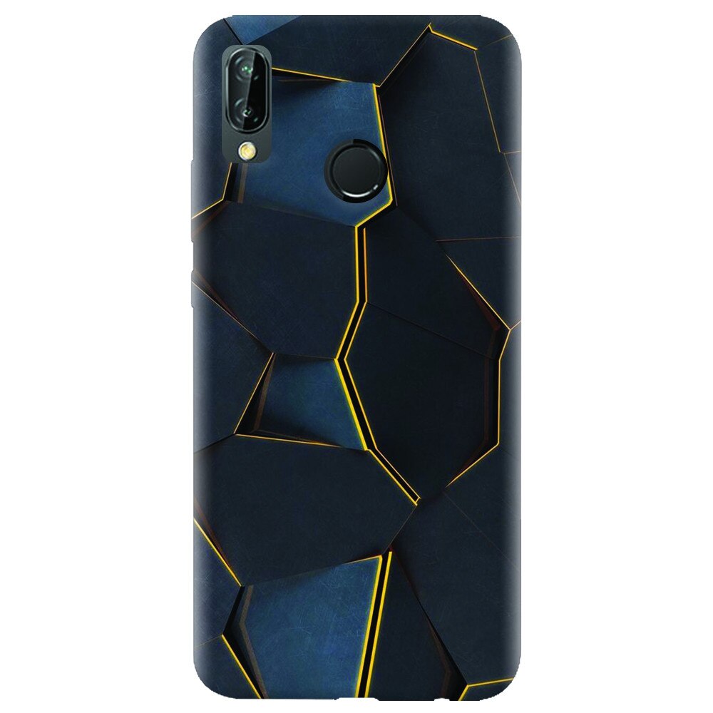 Husa silicon pentru Huawei P20 Lite, Abstract Draw