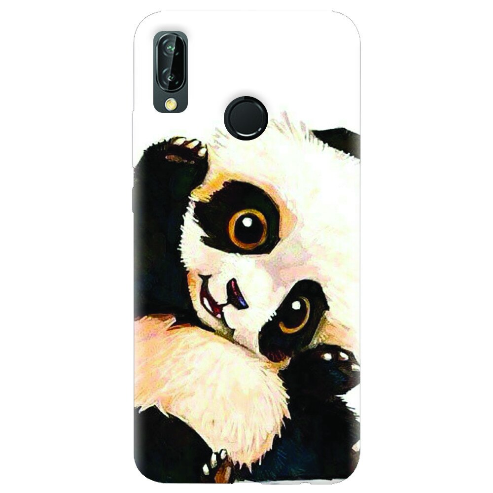 Husa silicon pentru Huawei P20 Lite, Baby Panda 002