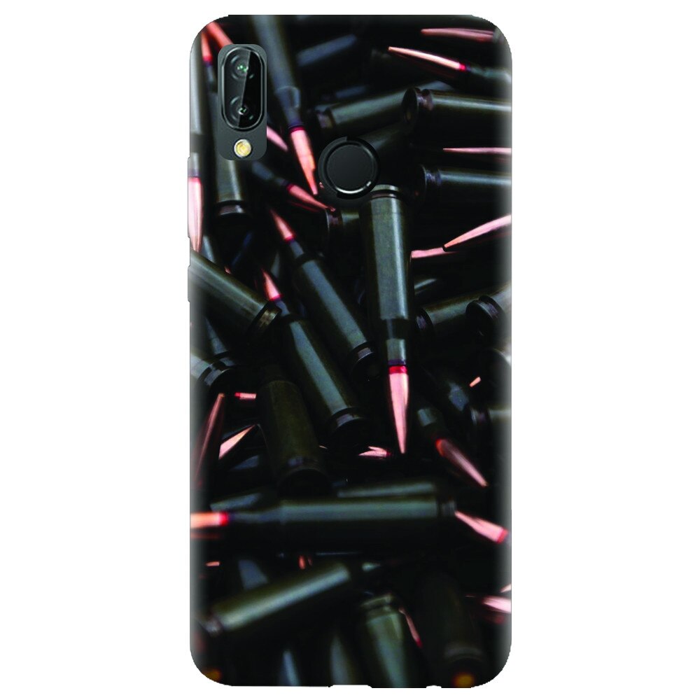 Husa silicon pentru Huawei P20 Lite, Ammunition Bullets
