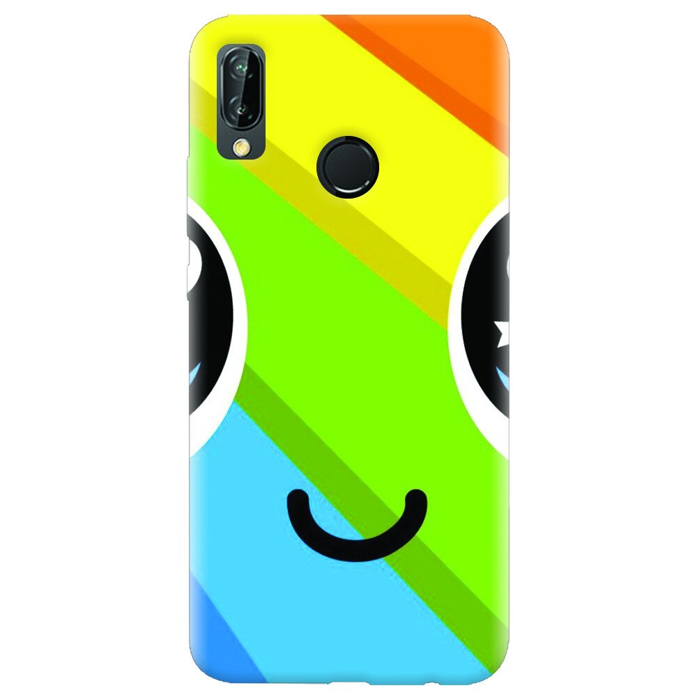 Husa silicon pentru Huawei P20 Lite, Happy Face