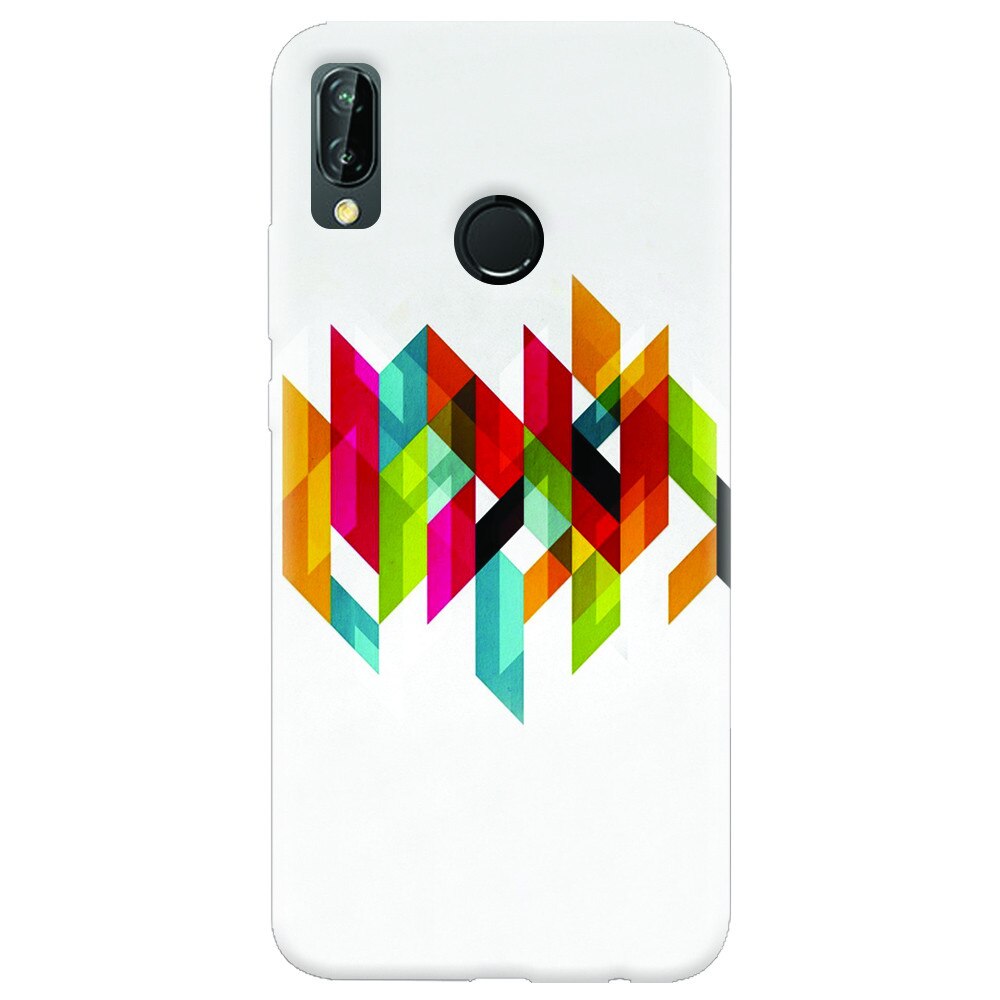 Husa silicon pentru Huawei P20 Lite, Geometric