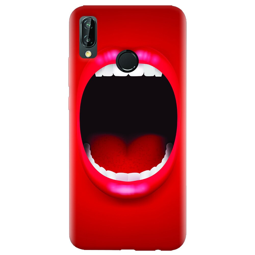 Husa silicon pentru Huawei P20 Lite, Big Mouth