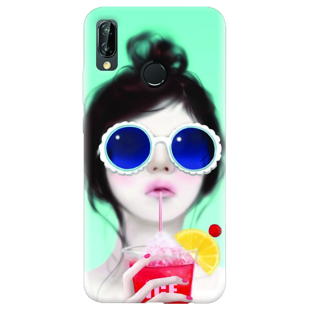 Husa silicon pentru Huawei P20 Lite, Cute Girly 001