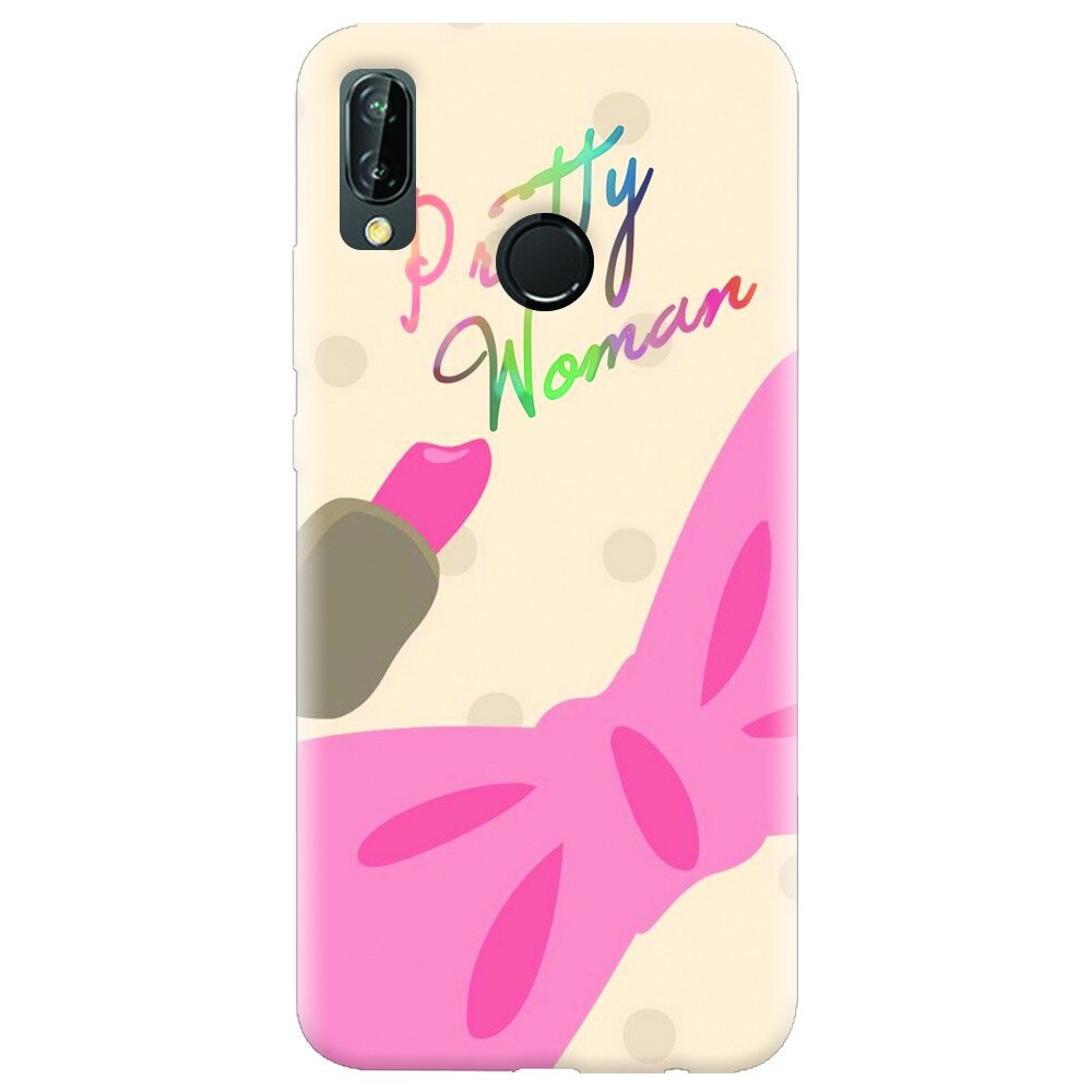 Husa silicon pentru Huawei P20 Lite, CuteGirly