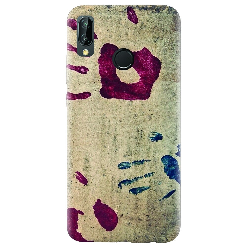 Husa silicon pentru Huawei P20 Lite, Handprints