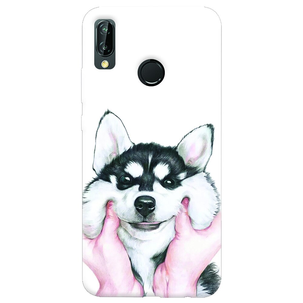 Husa silicon pentru Huawei P20 Lite, Cute Dog 1.