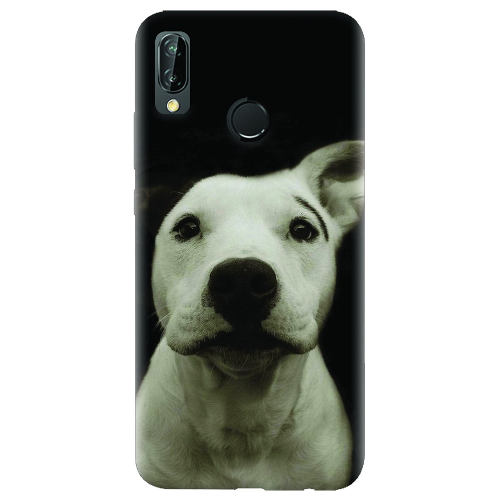 Husa silicon pentru Huawei P20 Lite, Funny Dog