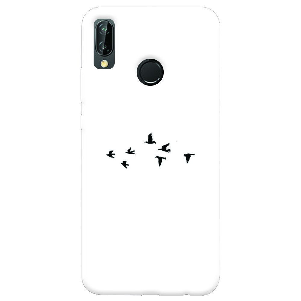 Husa silicon pentru Huawei P20 Lite, Birds