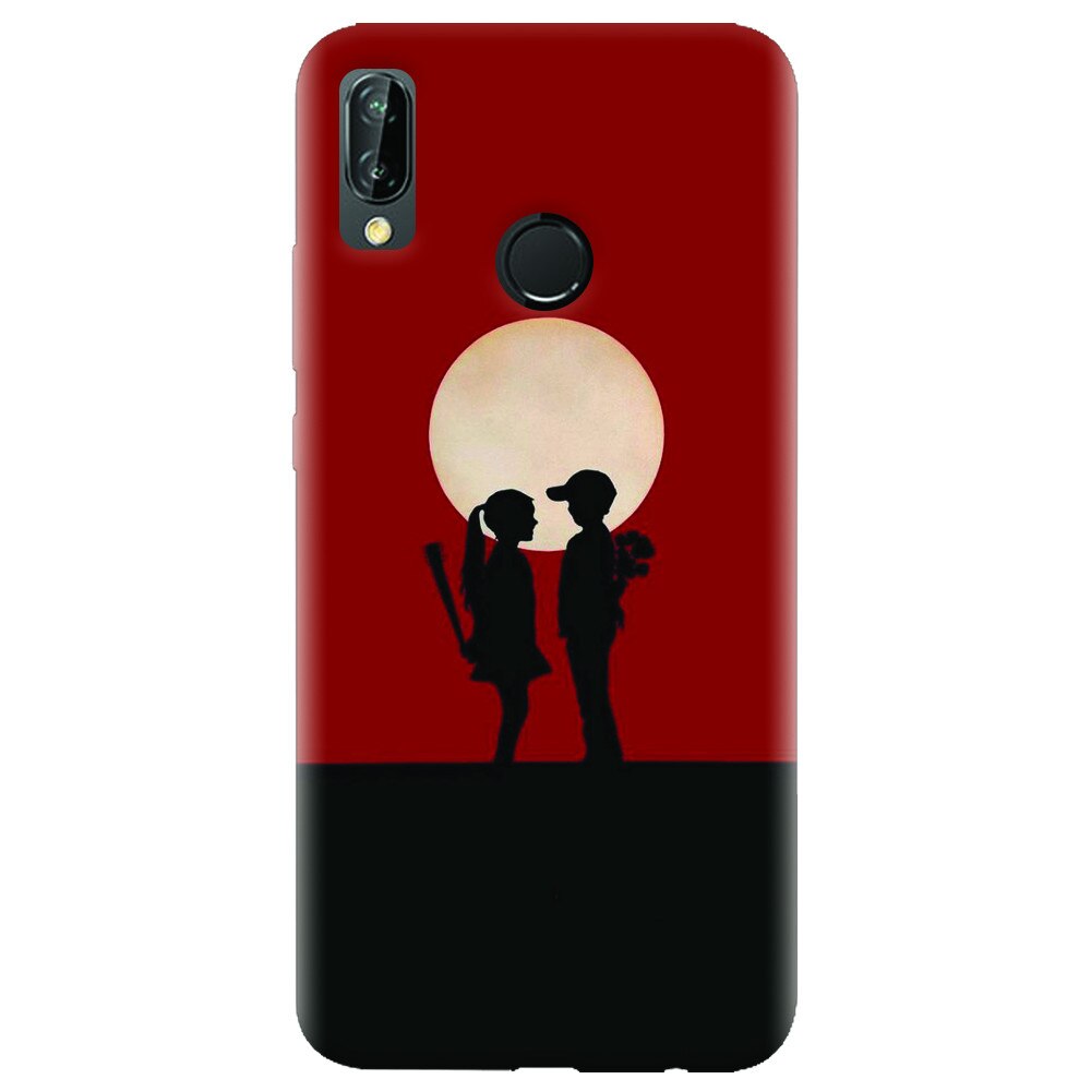Husa silicon pentru Huawei P20 Lite, Boy Girl Love Story