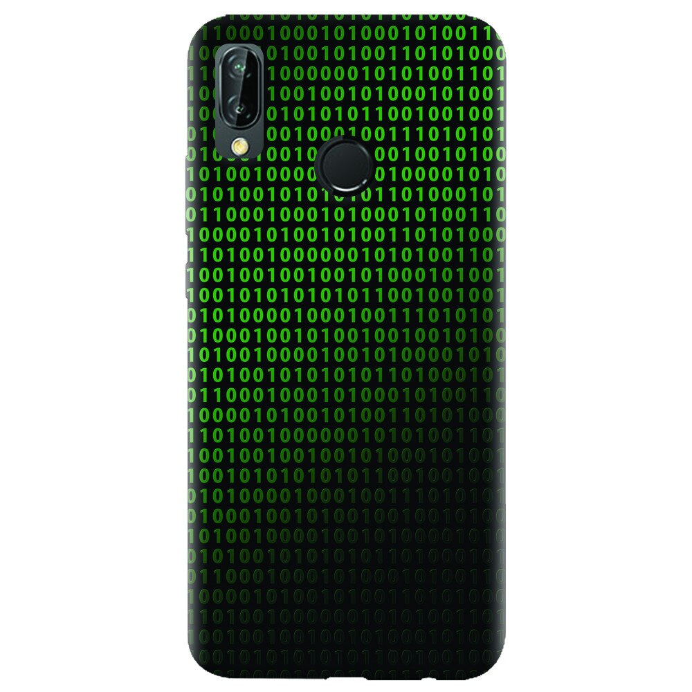 Husa silicon pentru Huawei P20 Lite, Binary Code