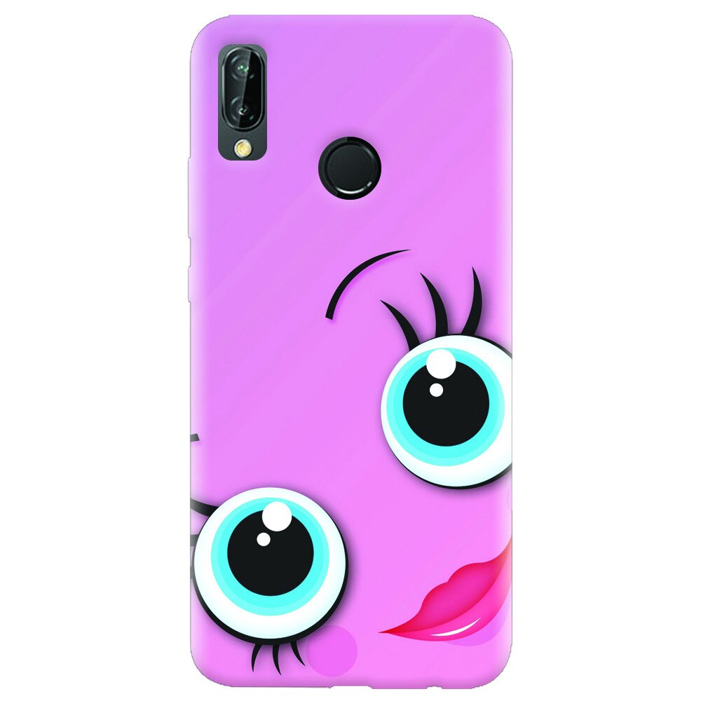 Husa silicon pentru Huawei P20 Lite, Girly Cute