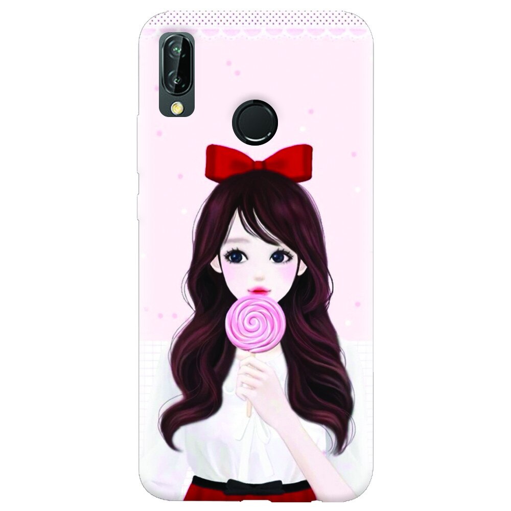 Husa silicon pentru Huawei P20 Lite, Girly 001