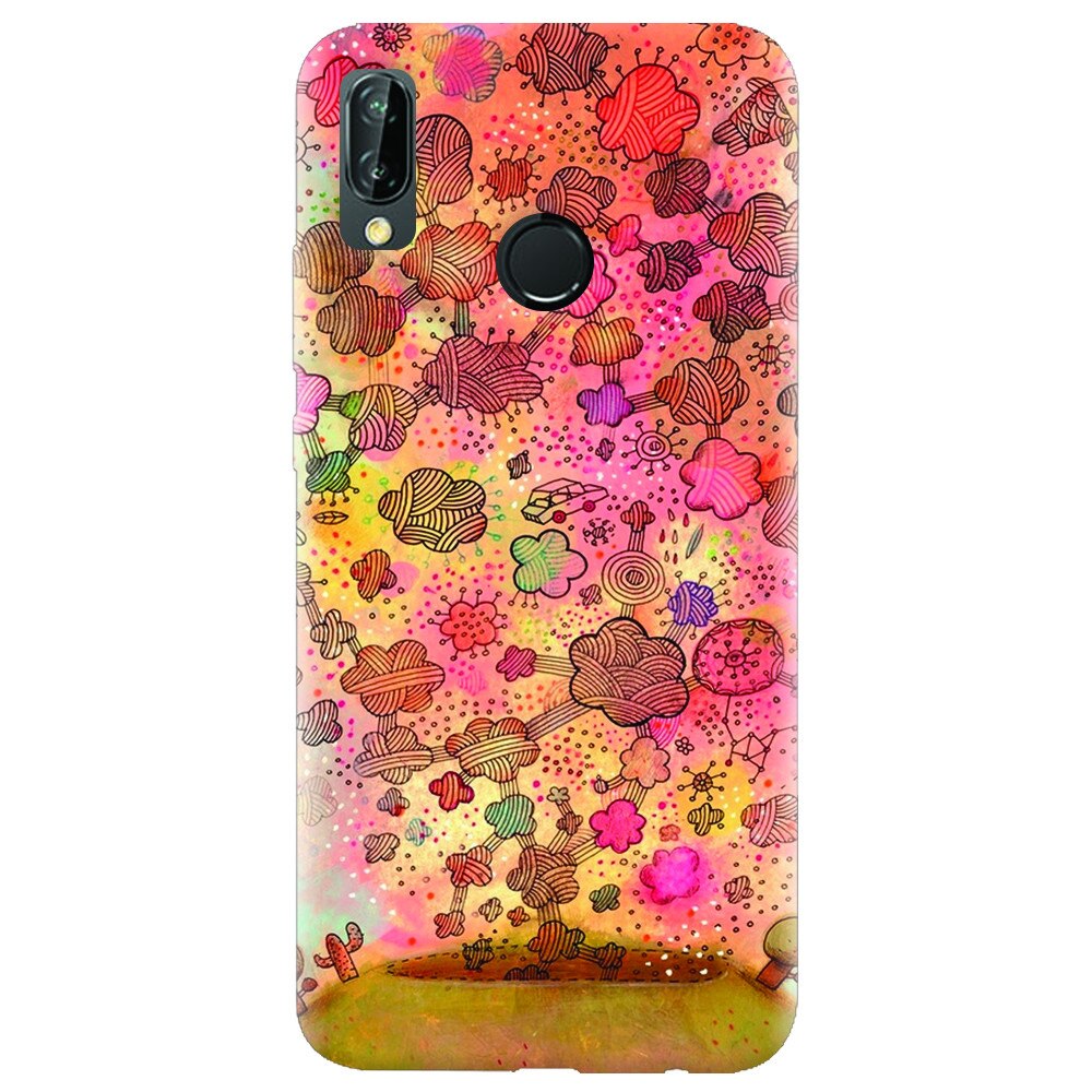 Husa silicon pentru Huawei P20 Lite, Girly X