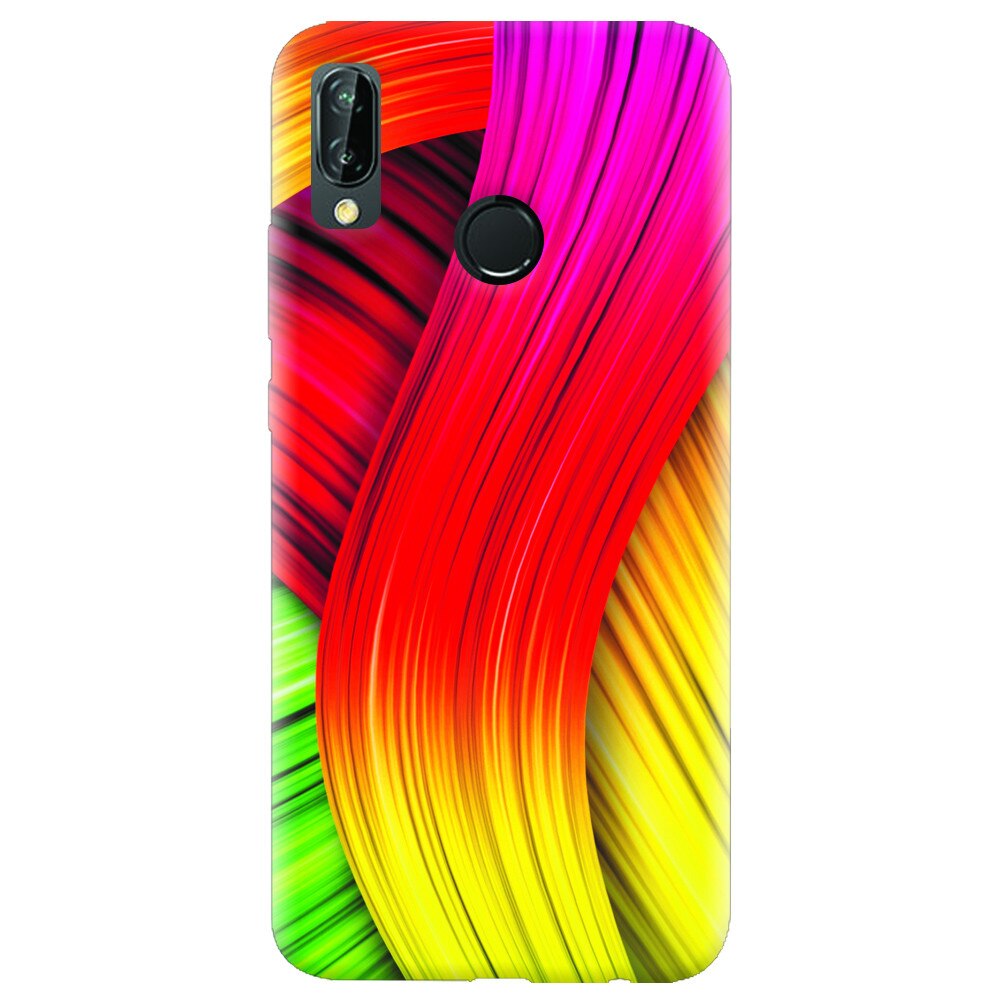 Husa silicon pentru Huawei P20 Lite, Colorful Abstract