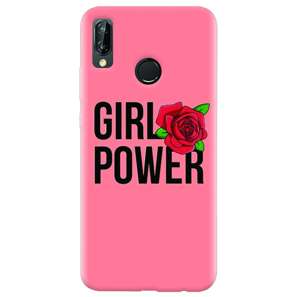 Husa silicon pentru Huawei P20 Lite, Girl Power 2