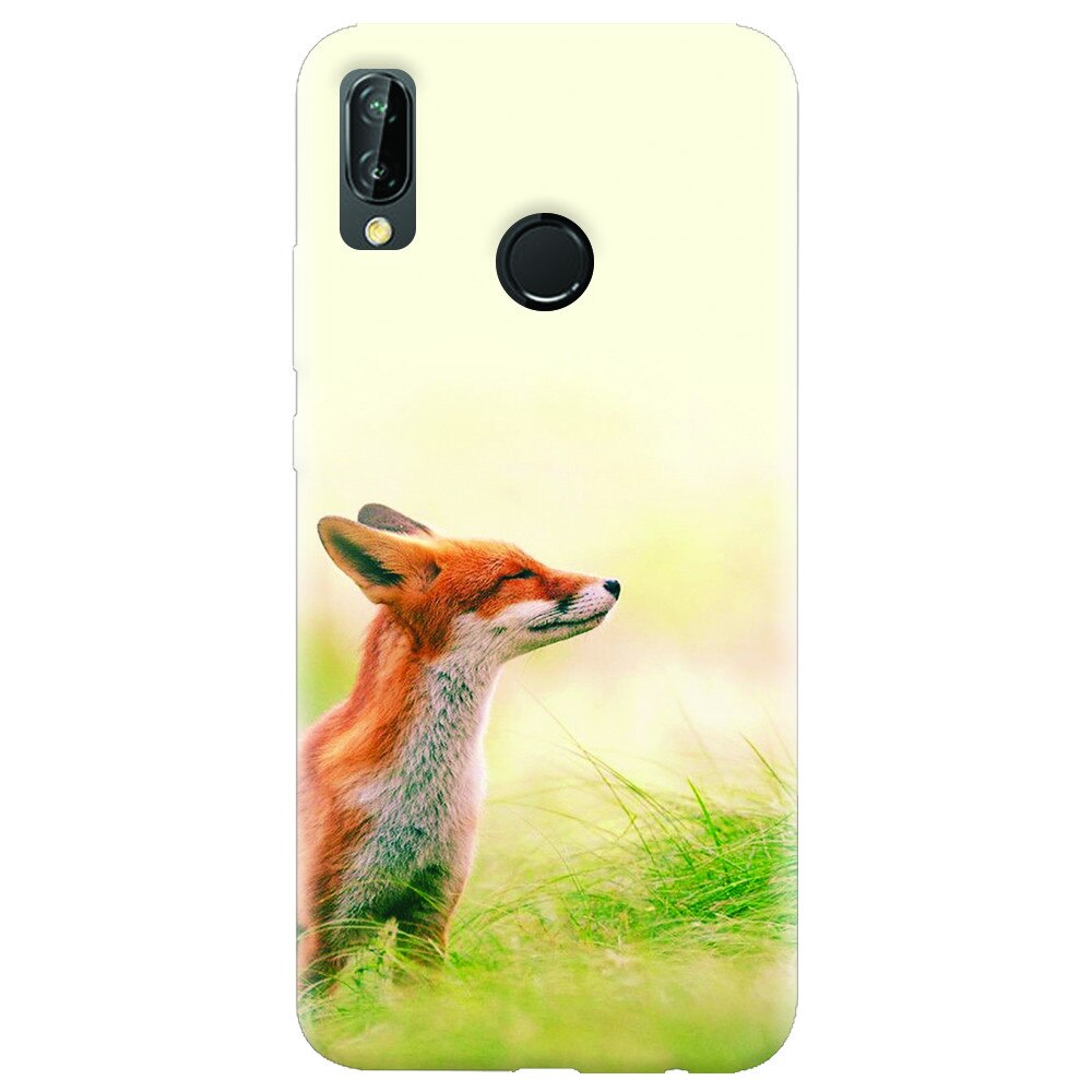 Husa silicon pentru Huawei P20 Lite, Fox Scenting Breeze