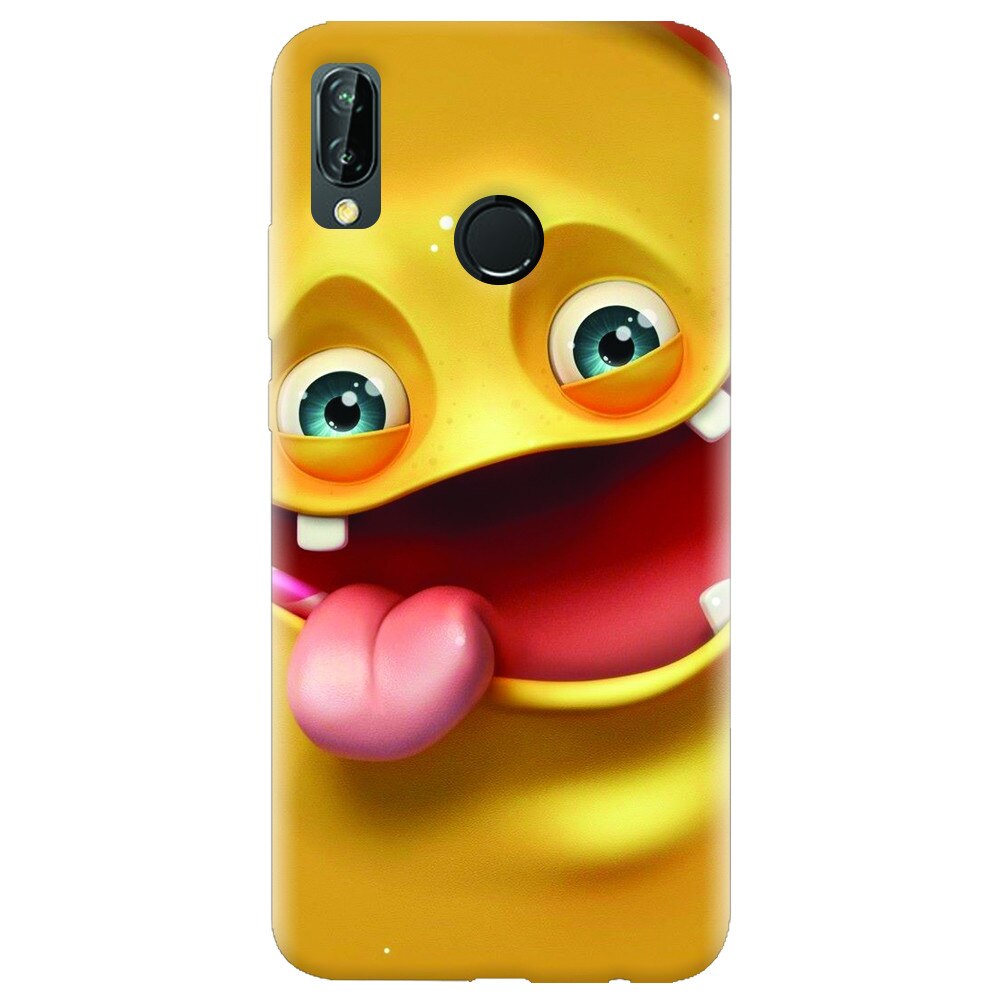 Husa silicon pentru Huawei P20 Lite, Cute Monster