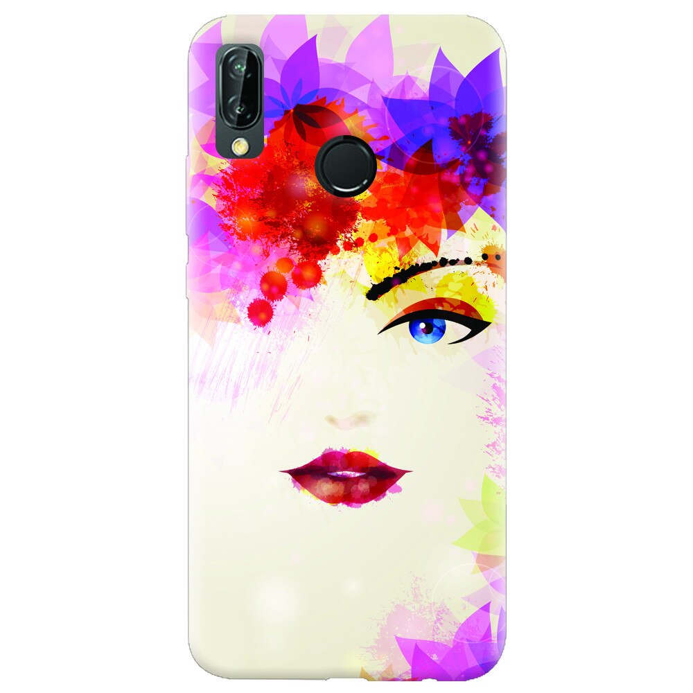 Husa silicon pentru Huawei P20 Lite, Pretty Face