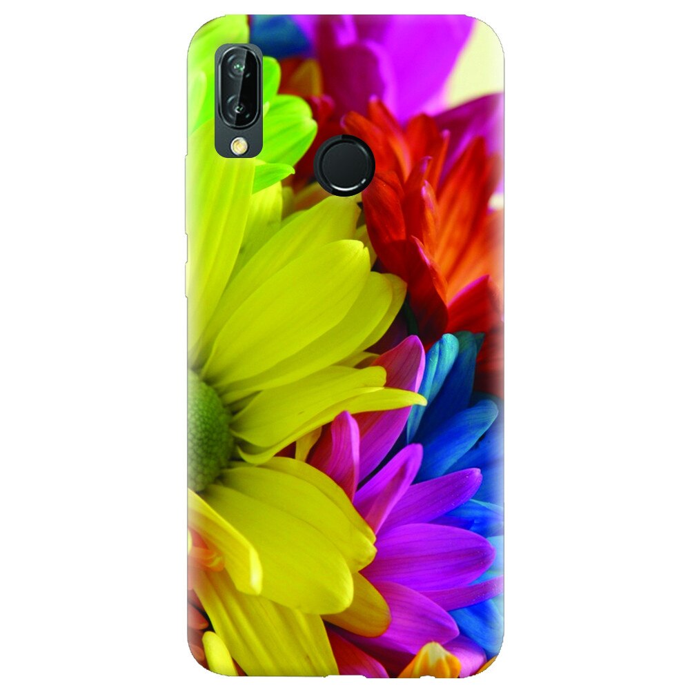 Husa silicon pentru Huawei P20 Lite, Flower