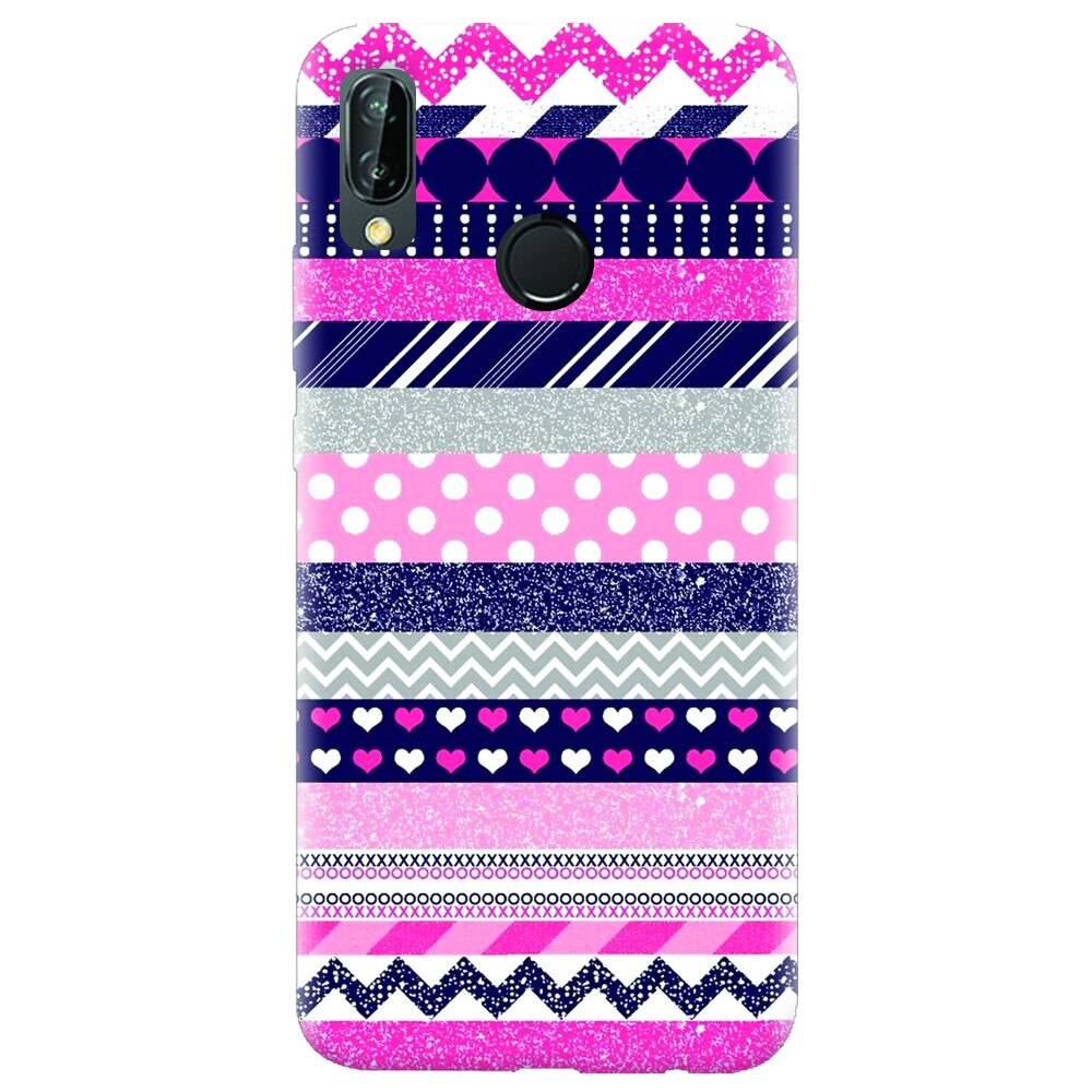 Husa silicon pentru Huawei P20 Lite, Love Pattern