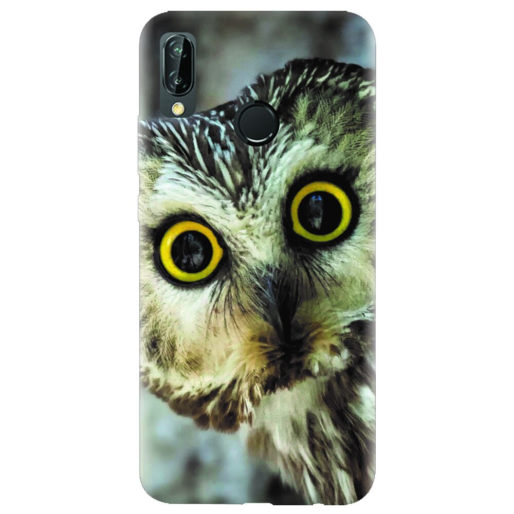 Husa silicon pentru Huawei P20 Lite, Owl